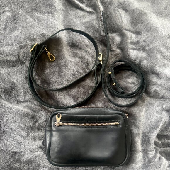 PARKER CLAY Desta Belt Bag in Black - Picture 6 of 9